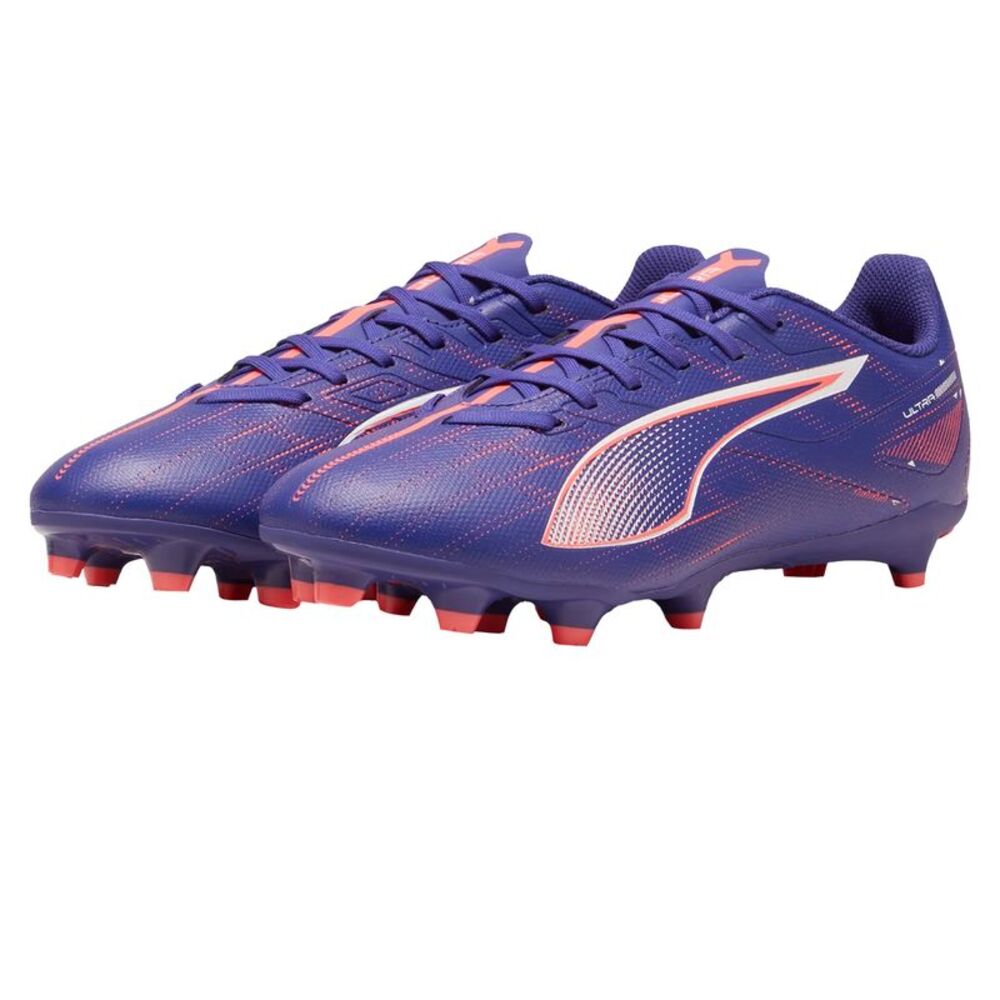 Puma Mens Ultra 5 Play Soccer Cleats / Purple/White